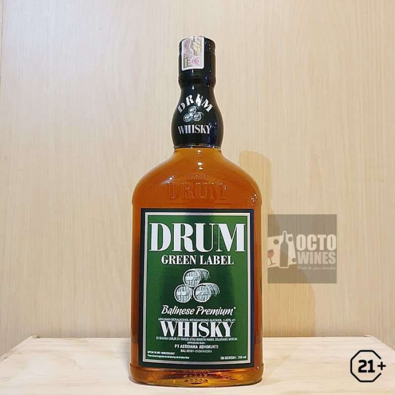 Jual ORIGINAL ASLI ORI Drum Whisky Green Label Balinese ...