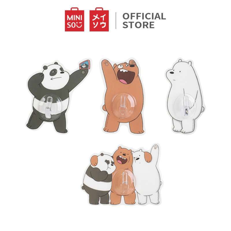 Jual Miniso We Bare Bears Gantungan Kait Transparan Dinding Yang Kuat Dengan Perekat Tahan Air Online Oktober 2020 Blibli Com