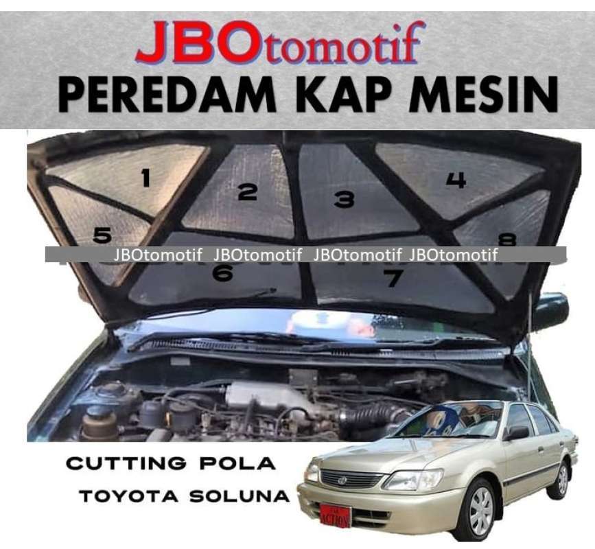 Jual Peredam Panas Kap Mesin Mobil Cutting Pola Toyota Soluna Online Februari 2021 Blibli