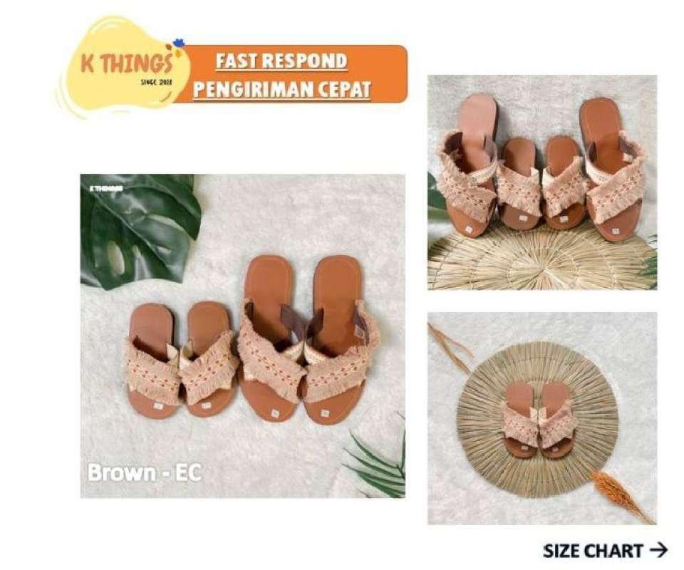 BOHEMIAN Sandal Couple Mom Kids Sendal Selop Boho Handmade