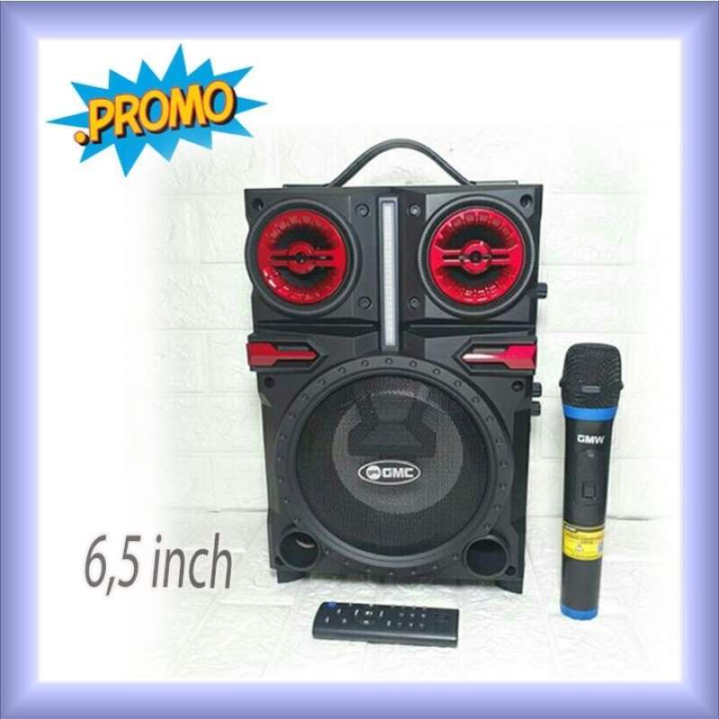 Jual L 73 Gmc 897hfspeaker Portable Multimedia With Bluetooth Karaoke T T Online Februari 2021 Blibli