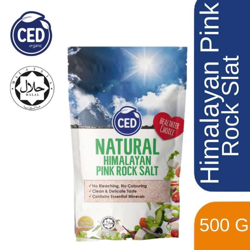 Jual 500 Gr Ced Natural Himalayan Pink Rock Salt Garam Himalaya Online Desember 2020 Blibli