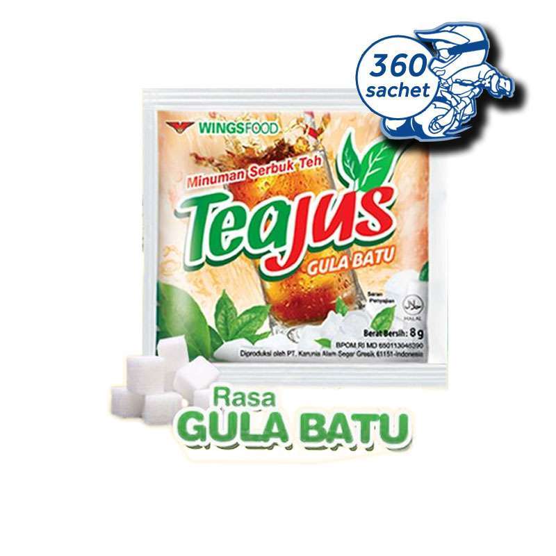 Jual Tea Jus Gula Batu 8 Gr X 360 Sachet 6 Pak 1 Karton 1 Dus Powder Drink Teajus Teh Tea Jus Terbaru Desember 2021 Harga Murah Kualitas Terjamin Blibli