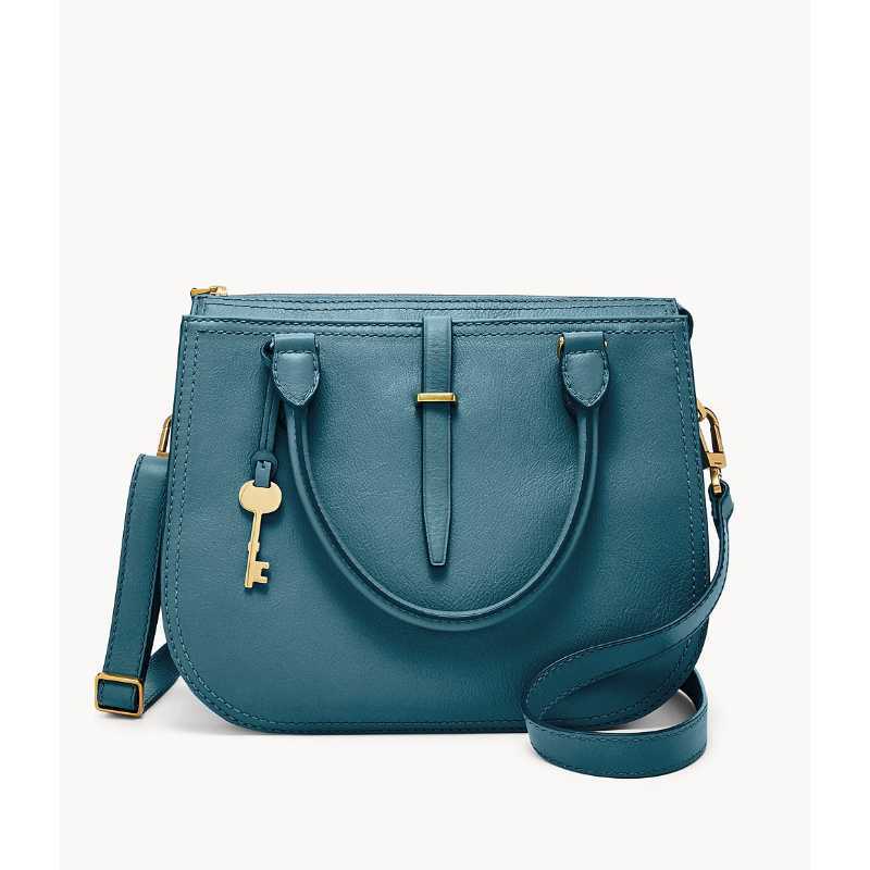Fossil ryder 2025 leather medium satchel