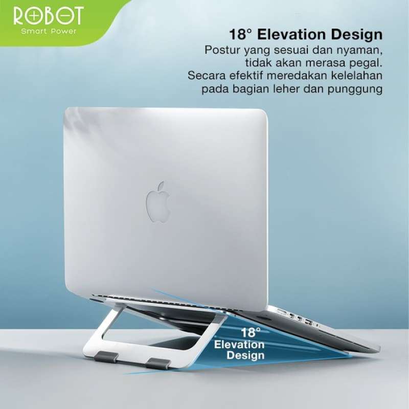 Jual Robot Rt Ls01 Lightweight Foldable Laptop Cooling Stand Silver Online Desember 2020 Blibli