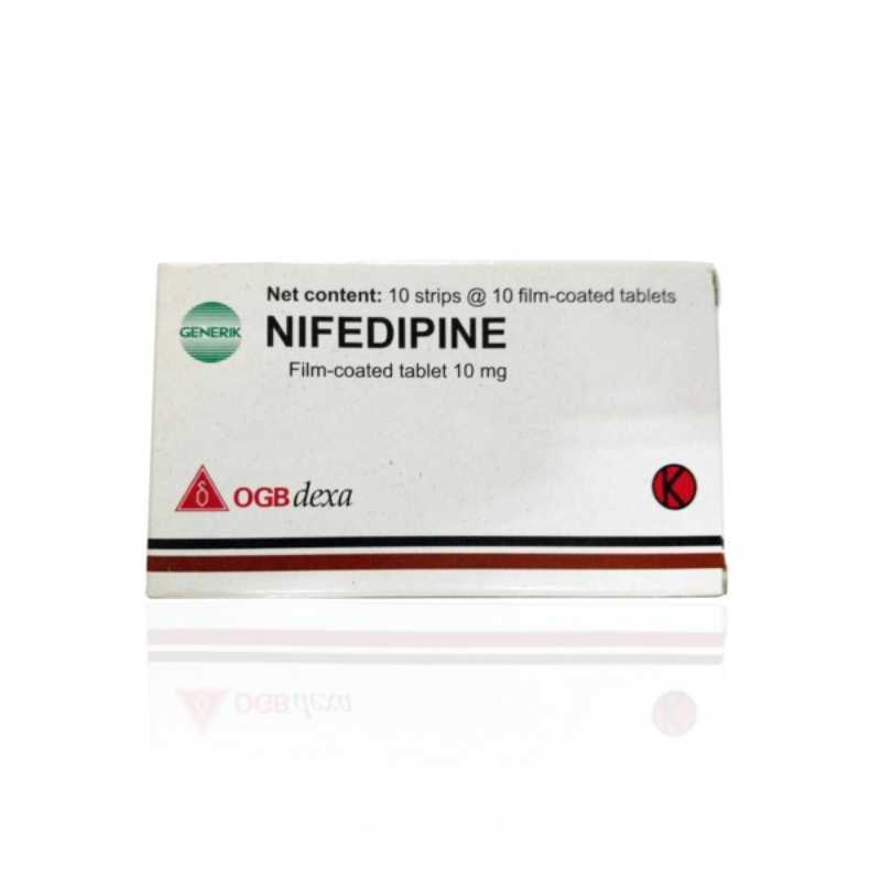 nifedipine ogbdexa obat hipertensi 1 strip 10 tablet