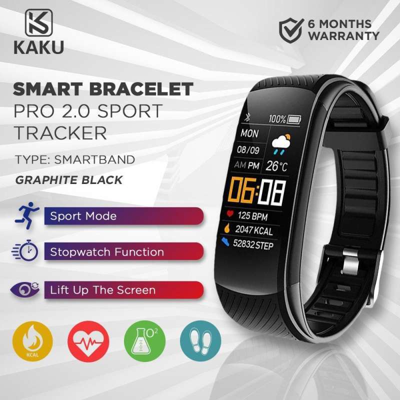 Jual Kaku Smart Bracelet Pro 2 0 Sport Tracker Online Desember 2020 Blibli