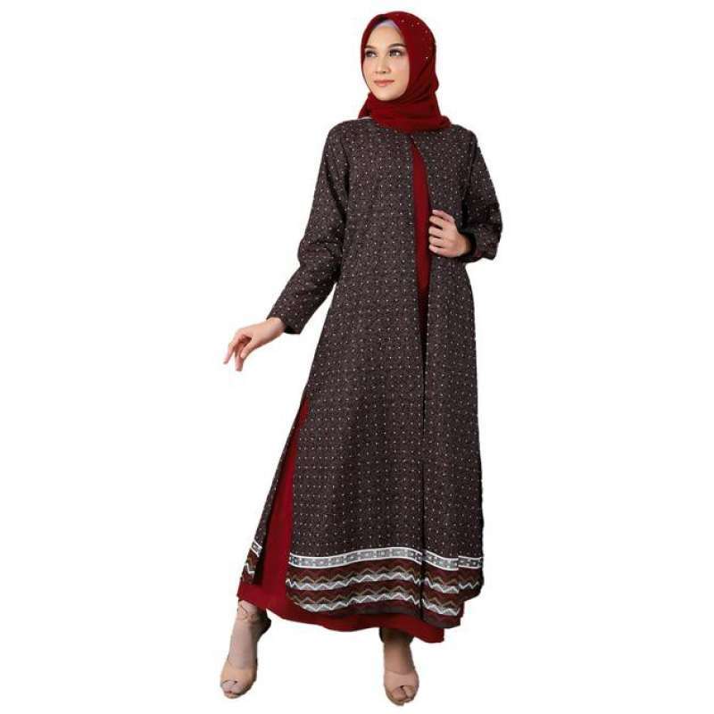 Jual Elzatta Sarimbit Gamis Izzan Wom Online Februari 2021 Blibli Model gamis pesta remaja terbaru 2019 mayasari marun. elzatta sarimbit gamis izzan wom