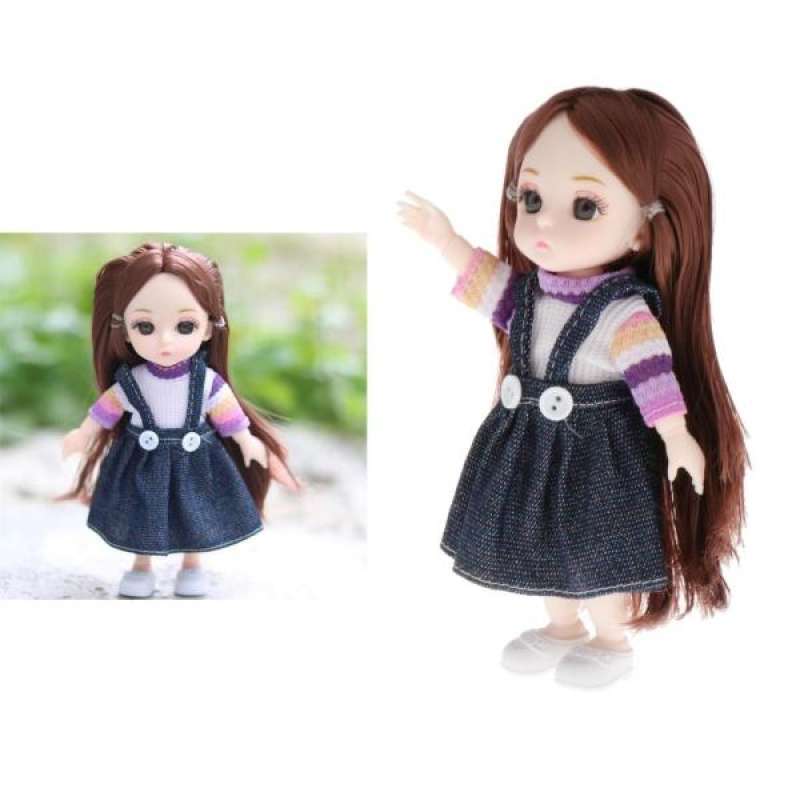 doll dress and makeup