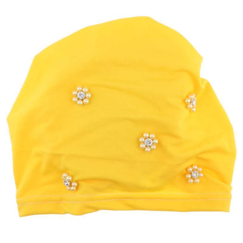 Promo Women Flower Decor Hat Turban 