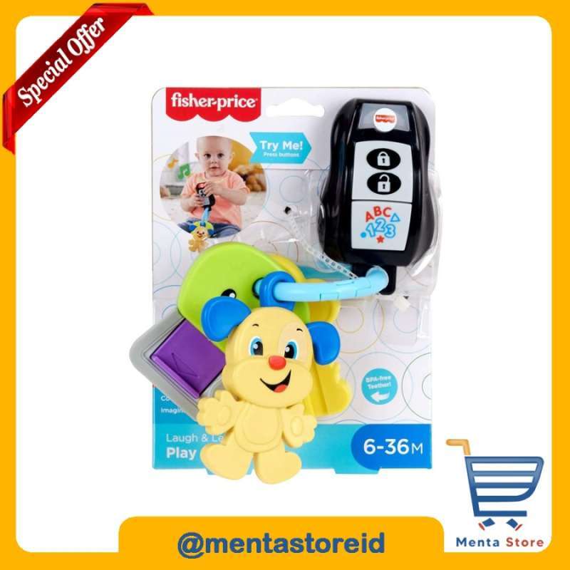 Fisher Price Laugh and Learn Play Go Keys Mainan Edukasi Anak Bayi