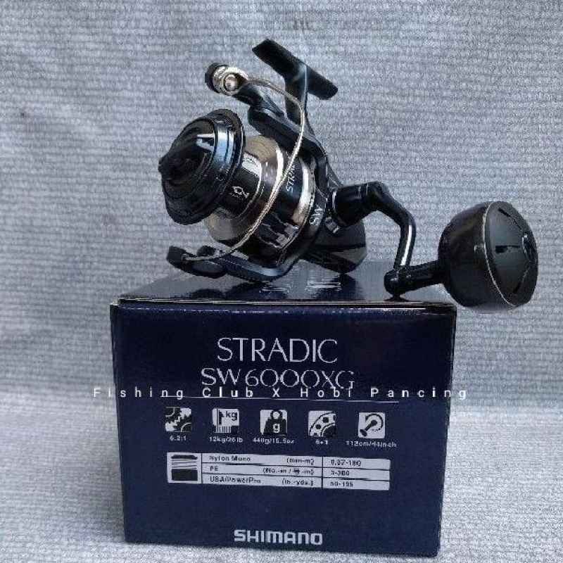 Jual Reel Shimano Stradic Sw 6000 Xg (stradic Sw 2020) Dijamin Ori