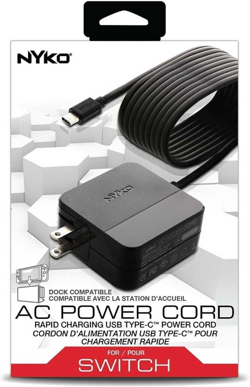 Nintendo Switch Charger NINTENDO SWITCH NYKO AC POWER