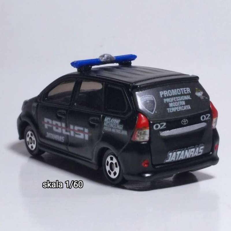 Diecast Skala 1 60 Tomica Toyota Avanza Custom Polisi Jatanras
