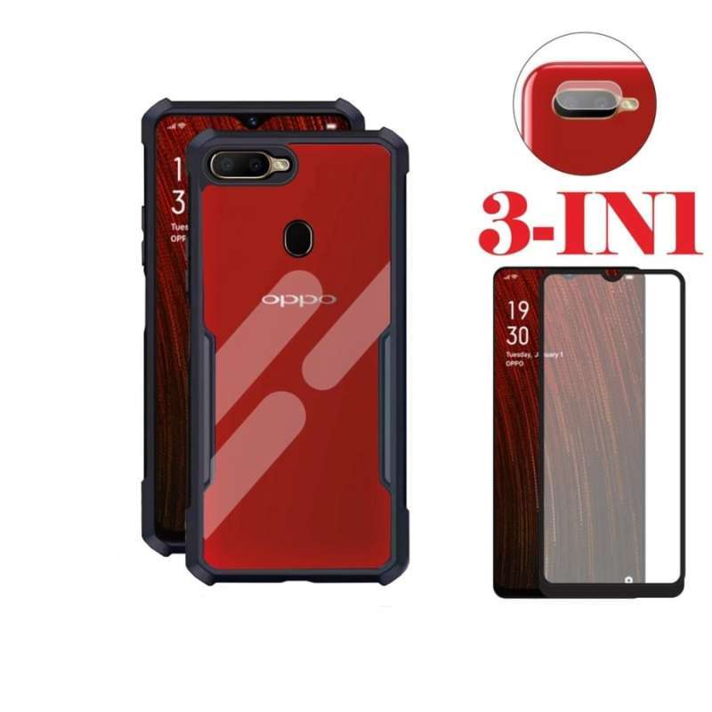 Jual Promo Paket 3in1 Case Transparan OPPO A5s A5 2018 A7