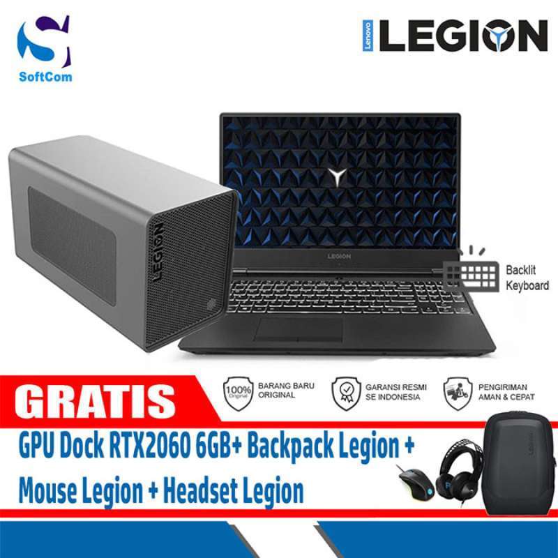 Jual Lenovo Legion Y740s 15imh 81yx001yid Laptop Gaming Ci7 10750h 16gb 512gb Ssd 15 6 W 10 Home Ohs 2019 Gpu Dock With Rtx 2060 6gb Online November 2020 Blibli Com