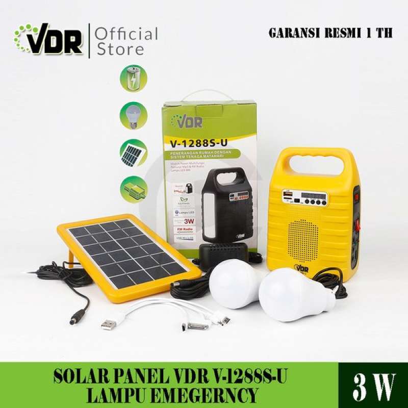 Emergency Vdr Solar V 1288s U Solar Panel Surya Vdr V 1288s U 3w Terbaru Agustus 2021 Harga Murah Kualitas Terjamin Blibli