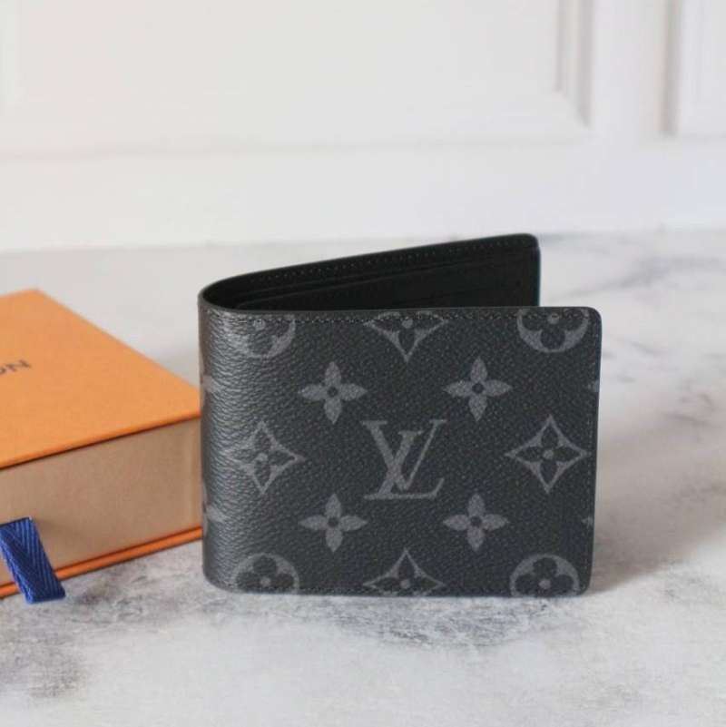 LOUIS VUITTON Slender Wallet Eclipse Monogram Eclipse