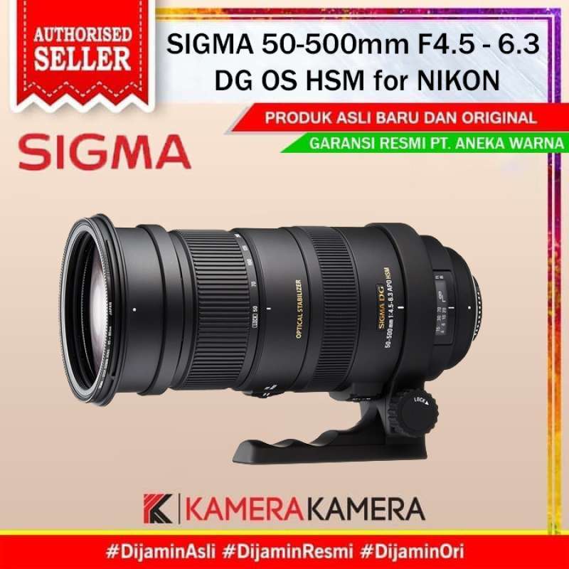 lensa sigma 50 500mm f4 5 6 3 apo dg os hsm for nikon