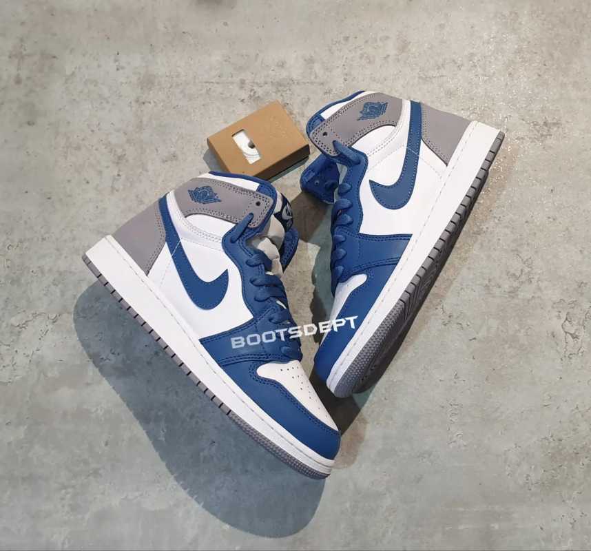 Air Jordan HighTrue Blue Cement Grey 100% AUTHENTIC