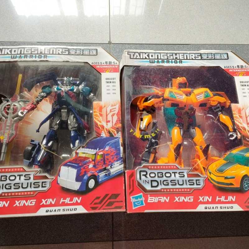 Mainan Optimus Prime Bumblebee Transformers Set Isi