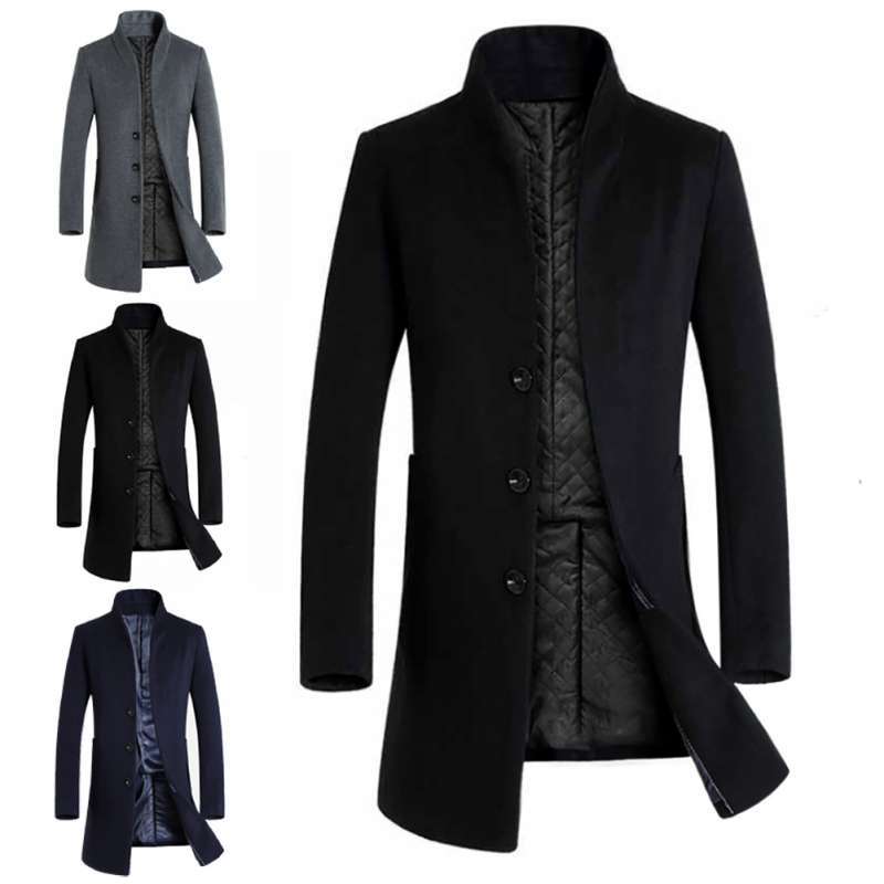 Incerun Mens Vintage Long Sleeve Trench Coat Jacket Peacoat Outwear Tops Canada Trench Coat Men