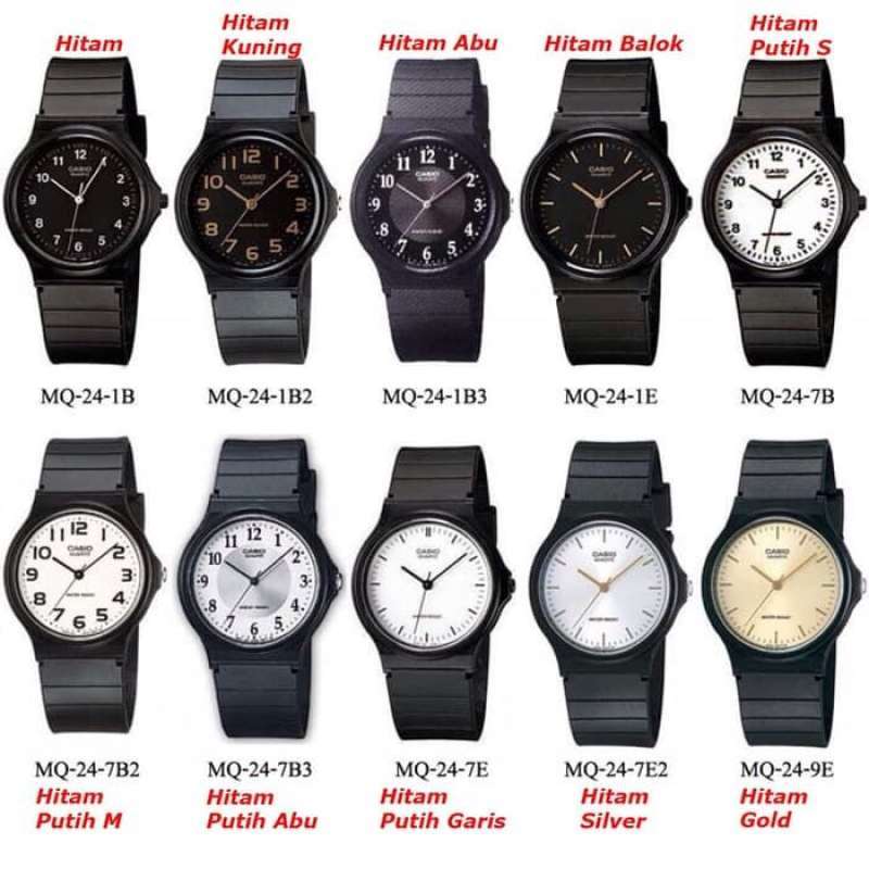 Jam casio analog shop