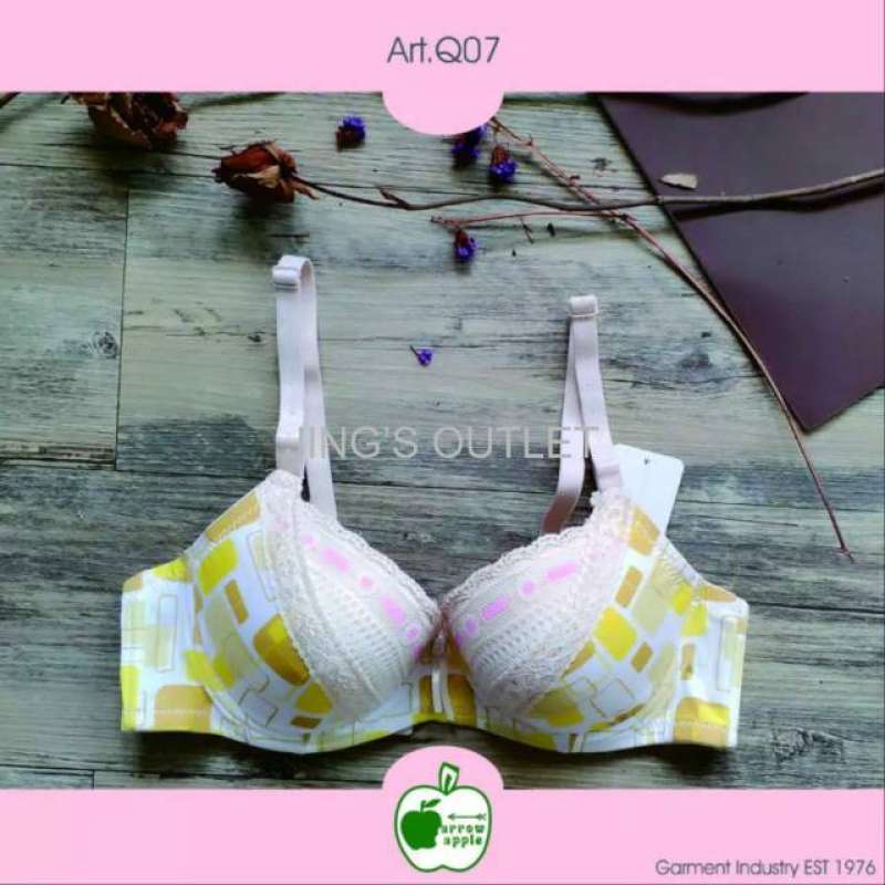 JUAL RUGI LAST STOCK Pakaian dalam wanita Teens Bra BH Celana Dalam Arrow Apple Bra Q07