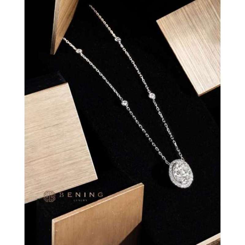 Jual Bening Luxury Kalung Berlian Oval Illusion Murah Mei 2021 Blibli