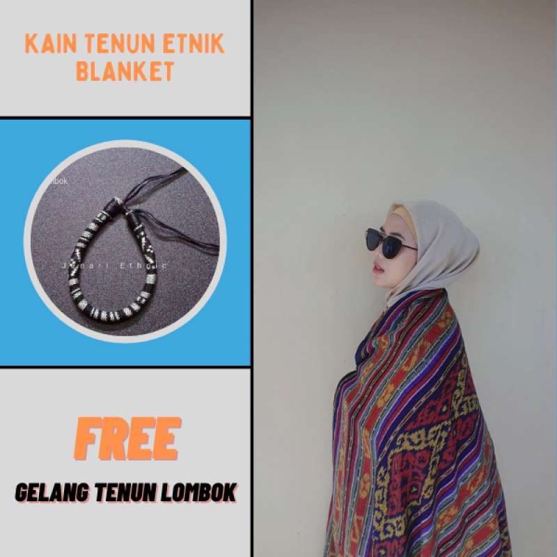 Jual Janari Ethnic Blanket Tenun Etnik Kain Tenun Etnik Lombok Kain Tenun Etnik Pendaki Kain Tenun Ikat Gratis Gelang Tenun Murah Mei 2021 Blibli
