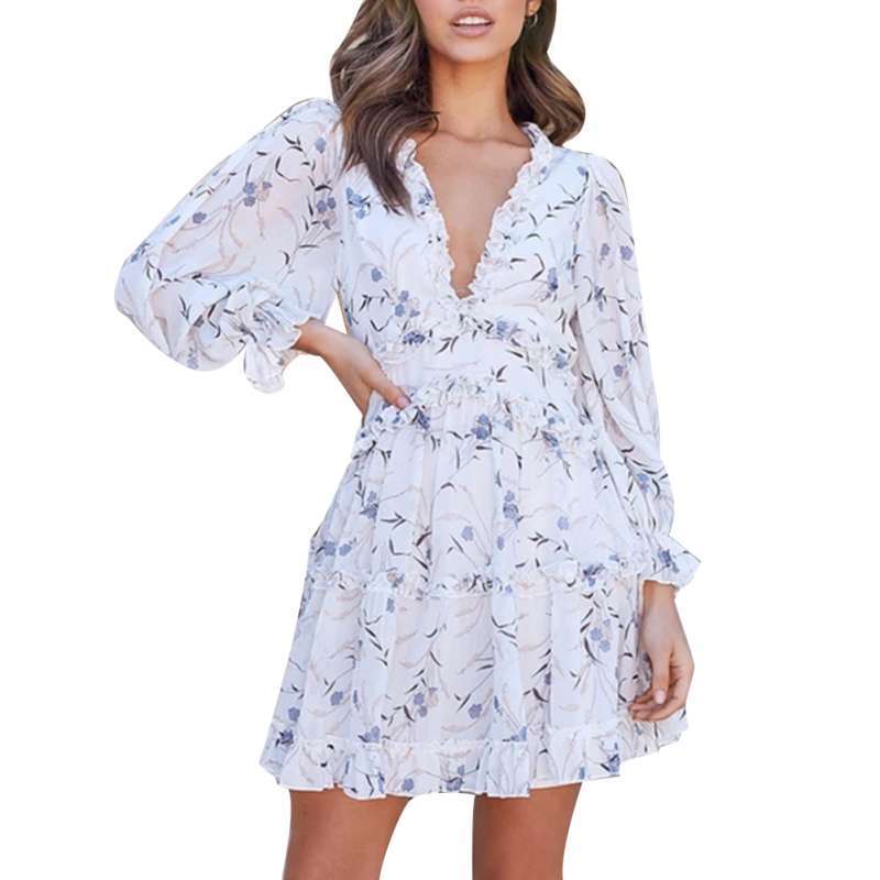 Promo Bluelans Stylish Women V Neck 