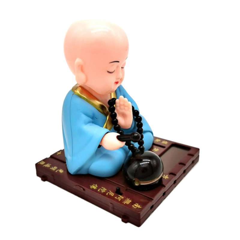 Power Dancing Swinging Dancer Decor Monk Solar Solar Energy Automatic Swing Toy 