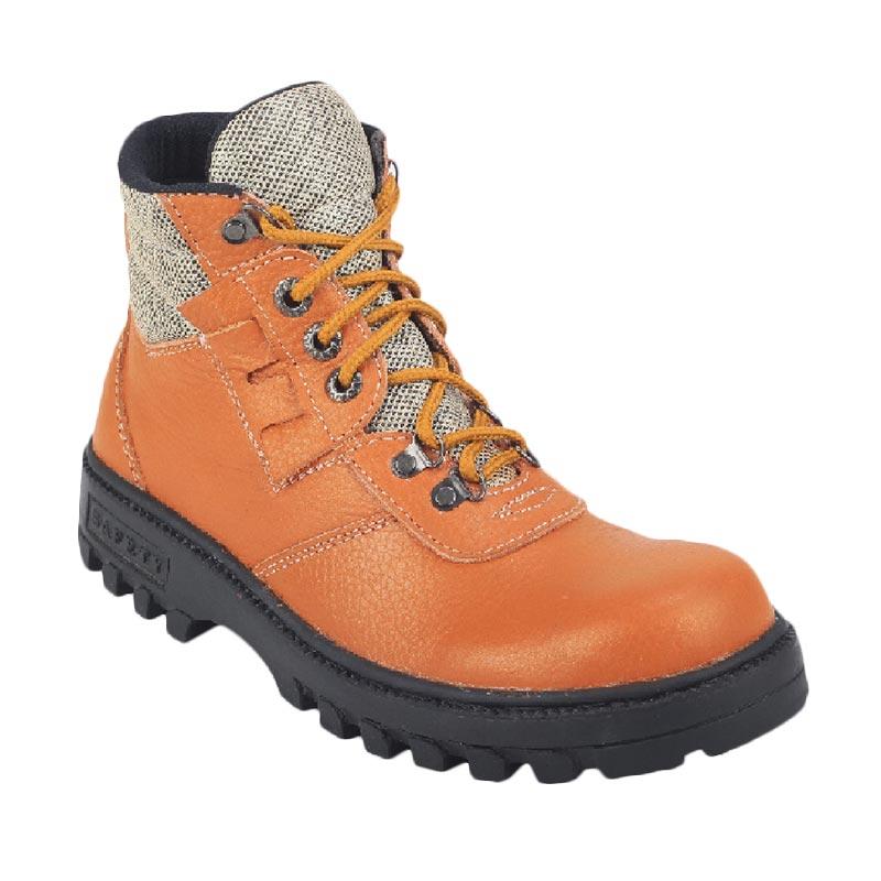 Catenzo Rowan Safety Sepatu Boots - Brown