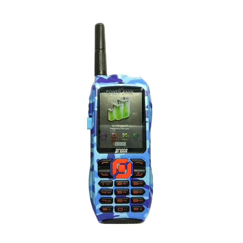 Prince PC-9000 SE Powerbank Handphone - Army Blue [10.000 mAh]