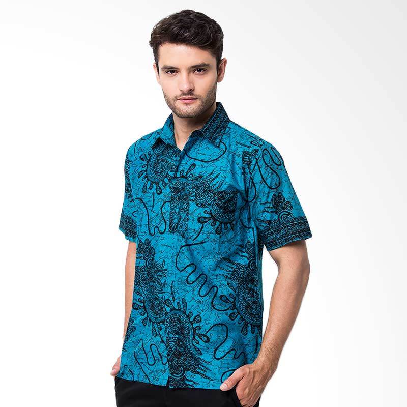 Batik Trusmi Hem Sgm Nf Kemeja Pria - Biru. Brand: Batik Trusmi · 16 ulasan