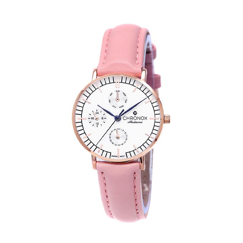 CHRONOX CX1004-WB7 Jam Tangan Wanita - Pink Putih