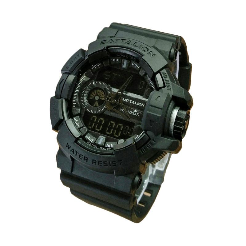 Battalion BT905FB Dualtime Jam Tangan Pria - Hitam