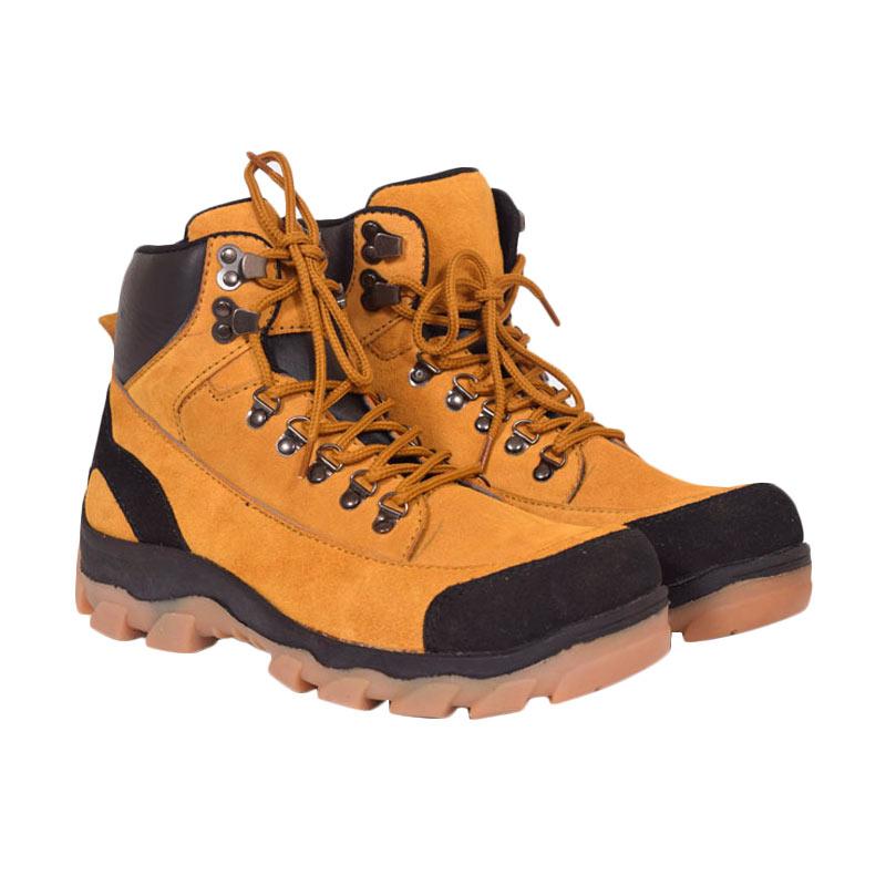 Azcost Hiking Safety Sepatu Boots Pria - Tan