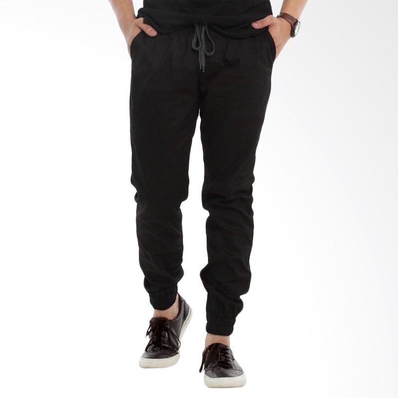 Apparel Lab Jogger Basic Celana Panjang Pria - Black
