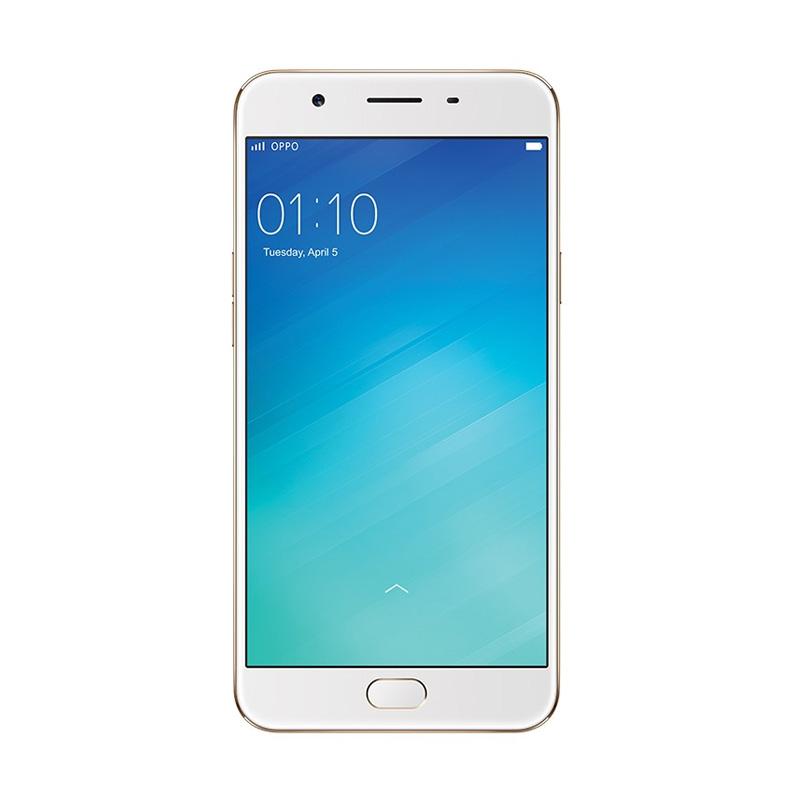 OPPO F1S Selfie Expert New Smartphone - Gold [4G/64 GB] + Free 4 Item Accessories