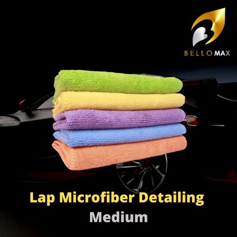Jual Kain Lap Microfiber By Bellomax Lap Detailing Motor Mobil Serbaguna Murah Mei 2021 Blibli