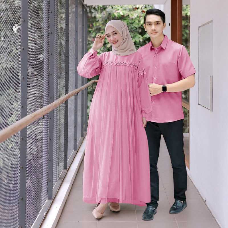 Jual Couple L Baju Pasangan Gamis Couple Mix Tutu Tile Outfit Muslim Termurah Online April 2021 Blibli