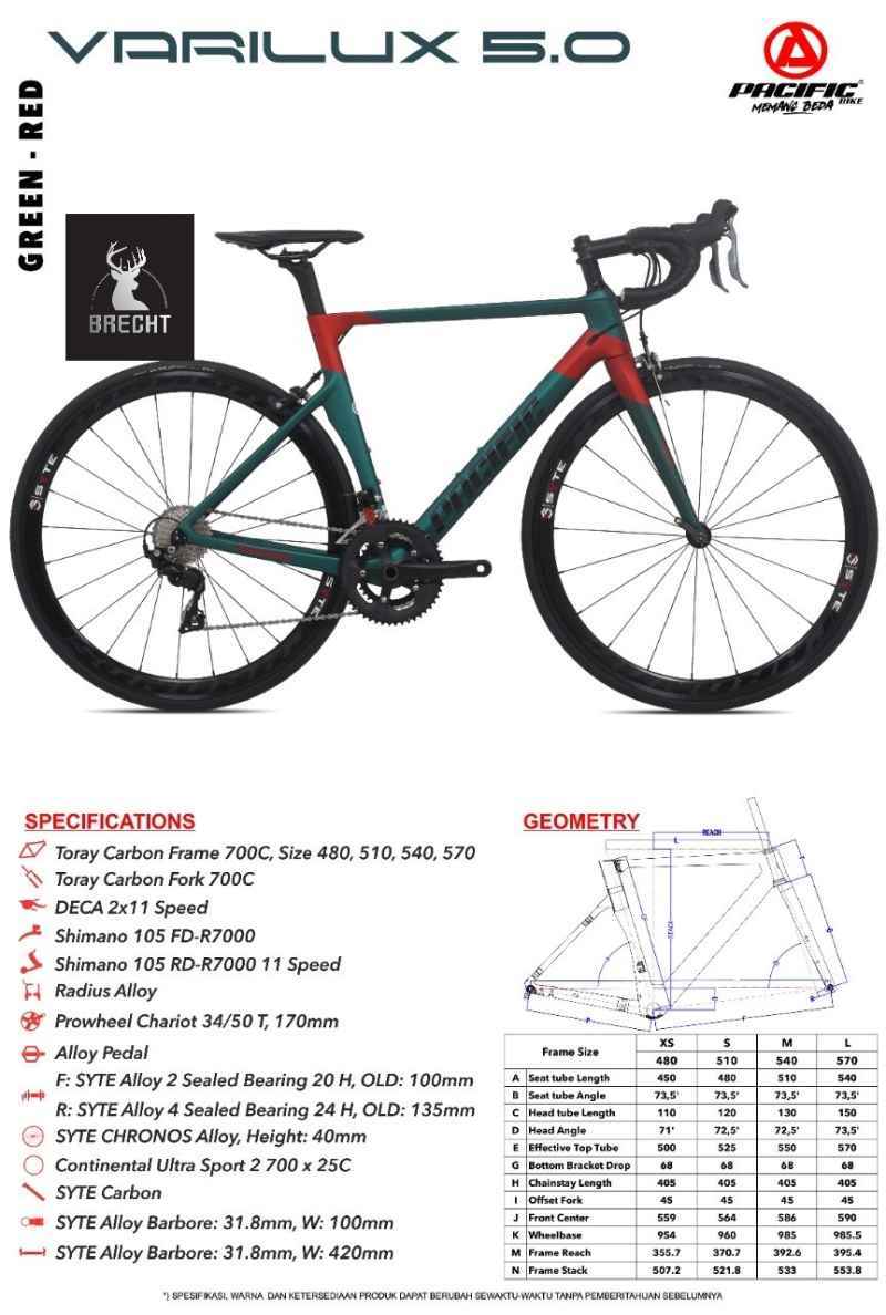 Pacific hotsell bike carbon