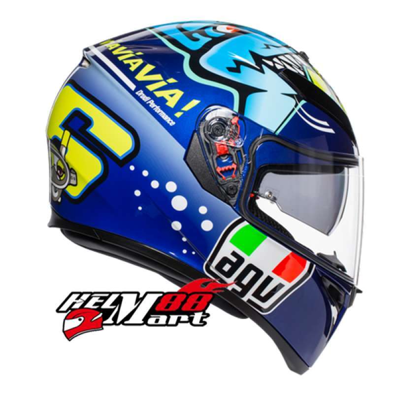 Jual AGV K3-SV ROSSI MISANO 2015 Helm Full Face AGV K3SV di Seller Helm  Mart 88 Official Store - Kota Medan, Sumatera Utara | Blibli