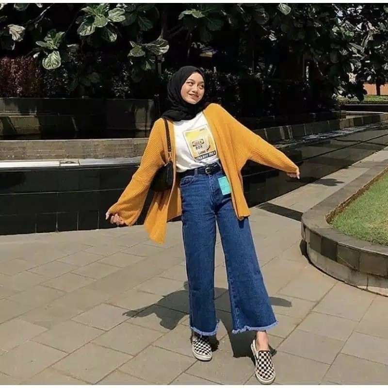 Jual Terlaris Celana Kulot Jeans Rawis Premium Online Mei 2021 Blibli