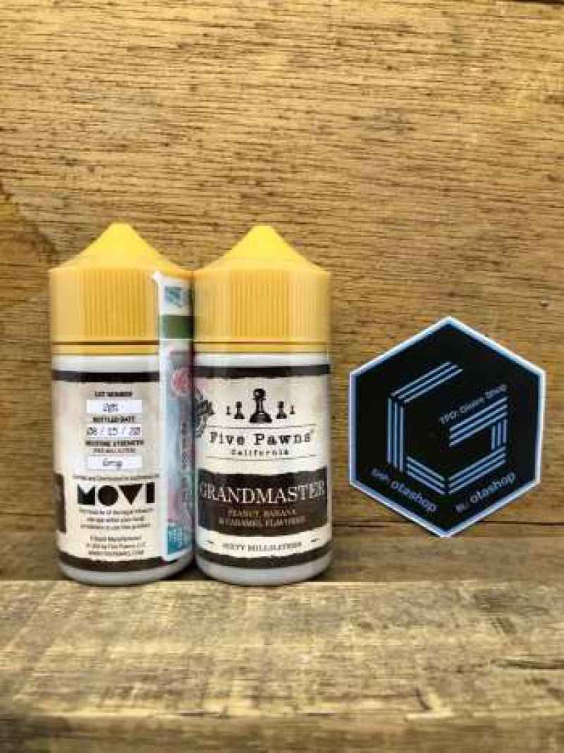 Jual Five Pawns Grandmaster By Movi 60ml 3mg 6mg 12mg Liquid Grand Master 6mg Terbaru Juli 2021 Blibli