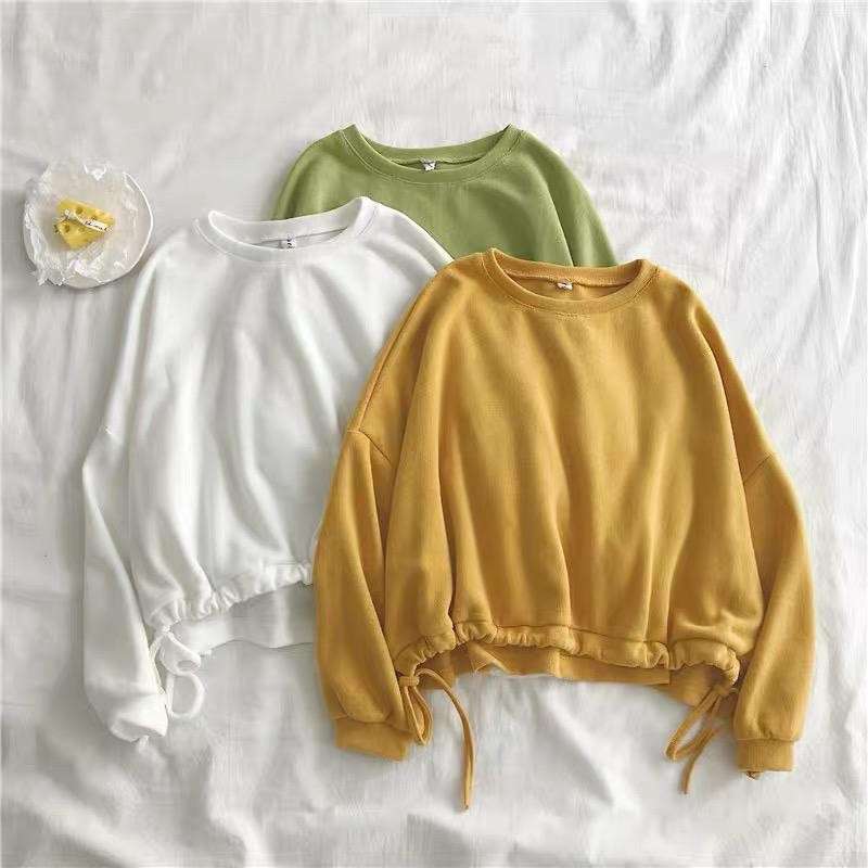 Baju sweater clearance crop