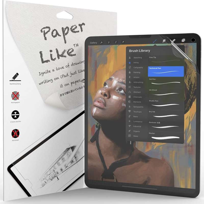 TRIPLEDI Screen Protector iPad Air inch Gen 2018 2019 Paper  Like Anti Gores Pelindung Layar Film Matte PET