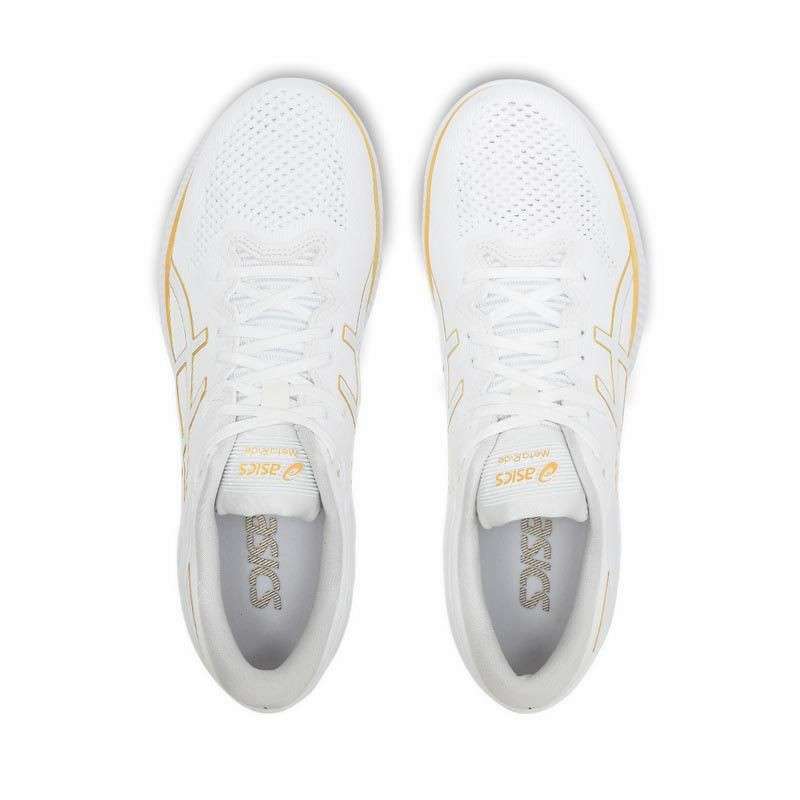 Jual Sepatu Asics Metaride Mens Running Shoes White Carbon White