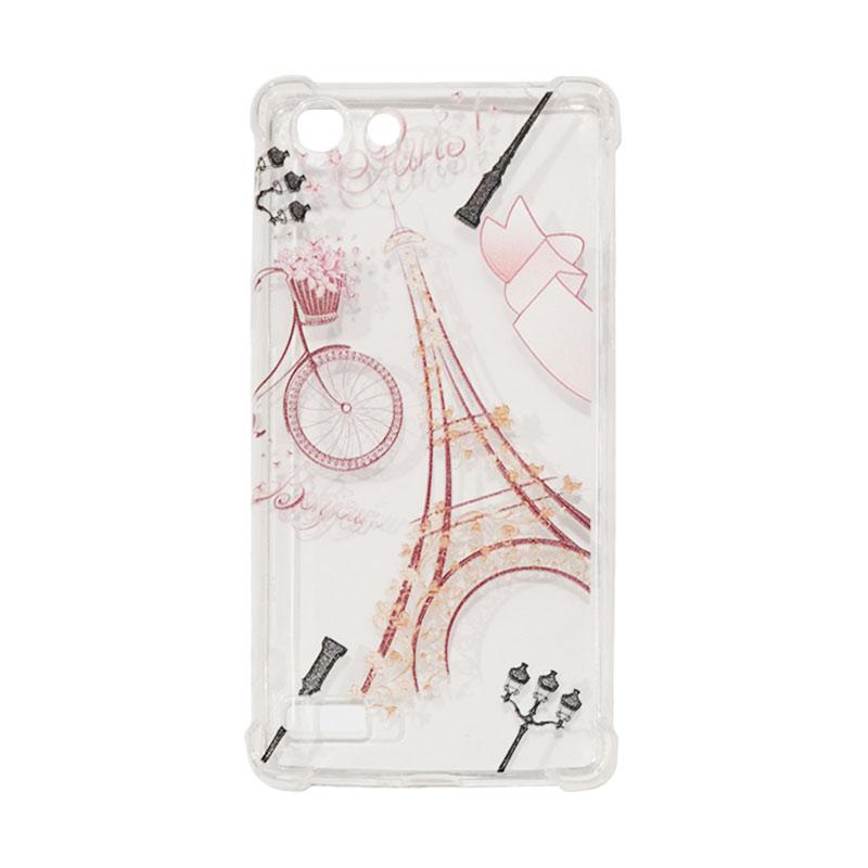 Qcf Softcase Anti Crack Anti Shock Oppo A33 Silicone Casing Gambar Paris Free Bumper Karet Animasi Random For Oppo A33 Neo 7